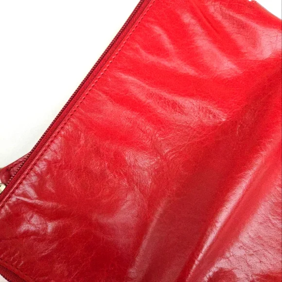 Elegant Red Leather Clutch - Picture 5 of 10